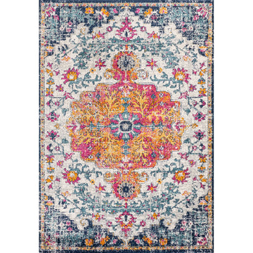 Anaise Ornate Boho Medallion Area Rug